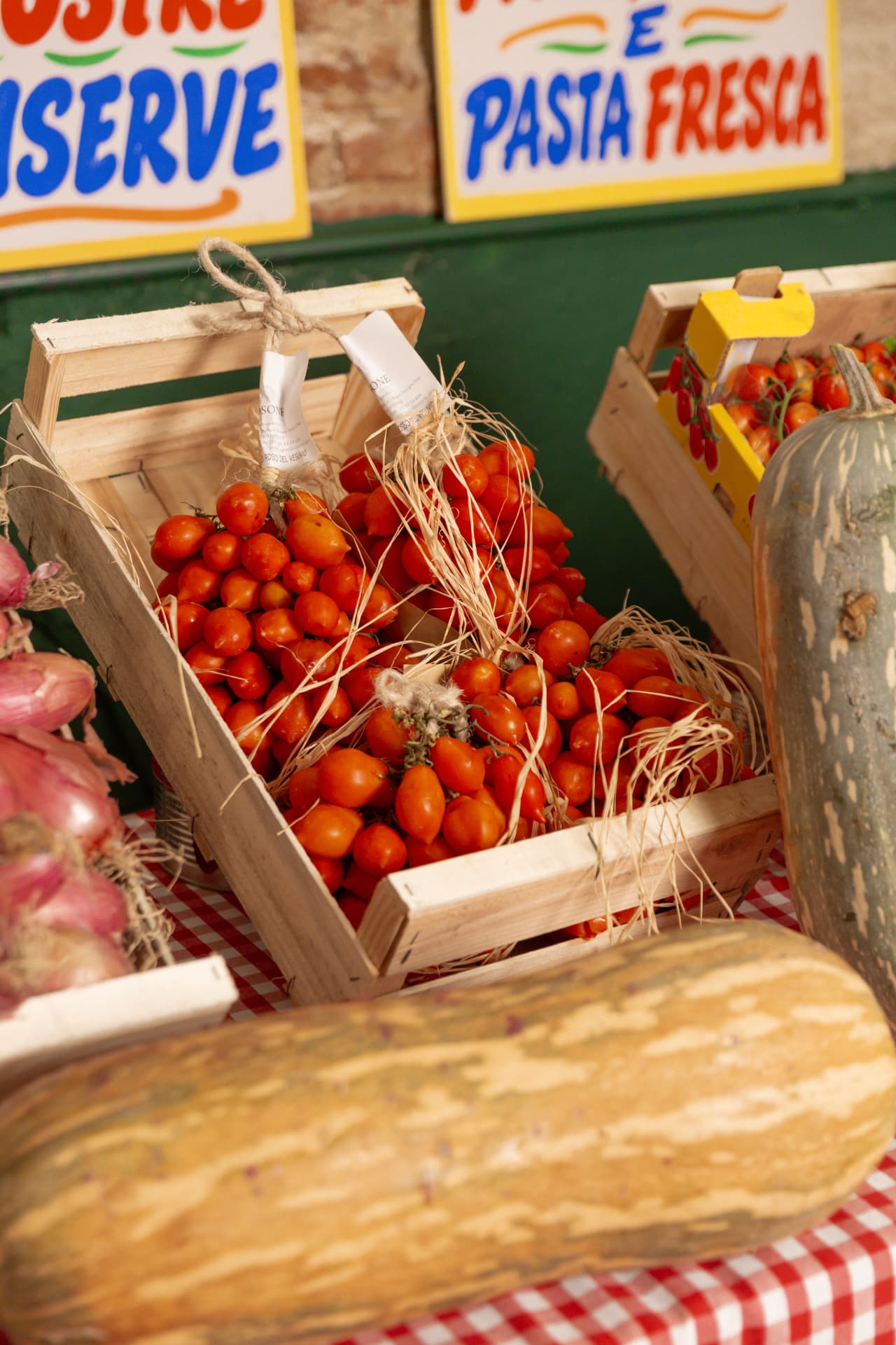 Verduras frescas del mercado de Nápoles